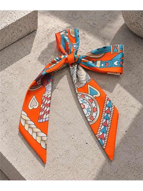 mini foulard fantasia SETTEBÌ | TWI03CINTURINI ARANCIO
